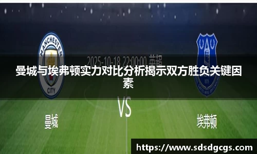 熊猫体育曼城与埃弗顿实力对比分析揭示双方胜负关键因素